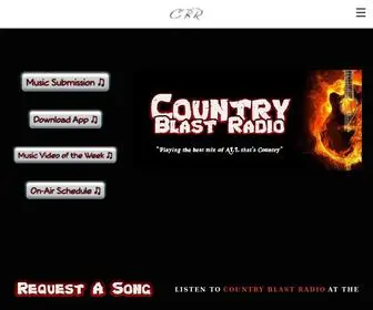 Countryblastradio.com(Country Blast Radio) Screenshot