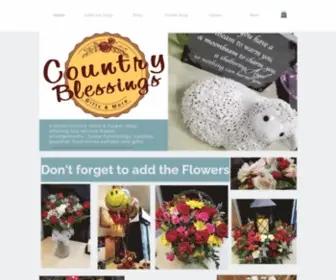 Countryblessingsohio.com(Country Blessings Flowers and Gifts) Screenshot