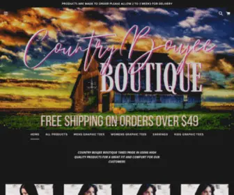 Countryboujeeboutique.com(Country Boujee Boutique) Screenshot