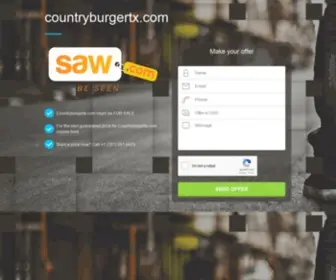 Countryburgertx.com(countryburgertx) Screenshot