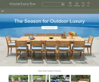Countrycasualteak.com(Teak Outdoor Furniture by Country Casual Teak) Screenshot