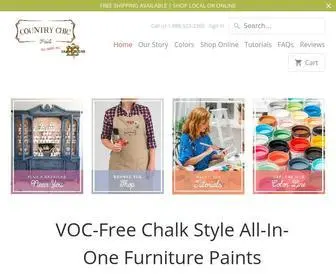 CountrychicPaint.ca(Country Chic Paint) Screenshot