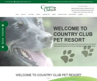 Countryclub-Petresort.com(Country Club Pet Resort) Screenshot