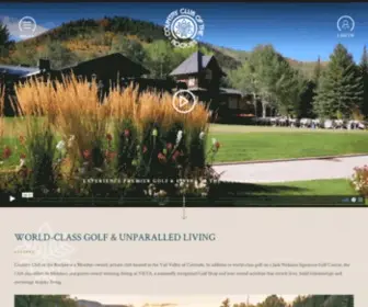 Countrycluboftherockies.com(Country Club of the Rockies) Screenshot