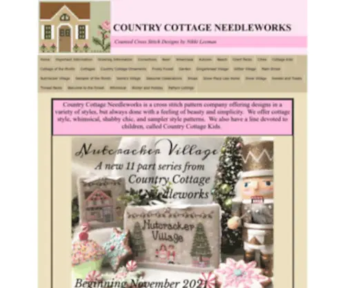Countrycottageneedleworks.com(COUNTRY COTTAGE NEEDLEWORKS) Screenshot