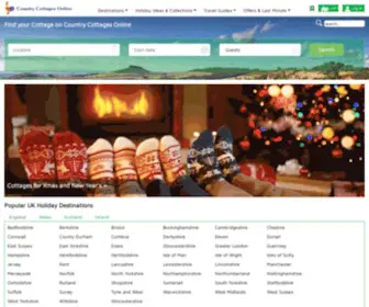 Countrycottagesonline.com(Country Cottage Holidays in England) Screenshot