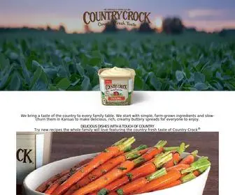 Countrycrock.com(Country Crock®) Screenshot