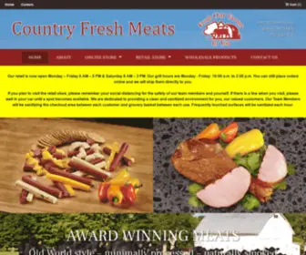 Countryfreshmeats.com(Country Fresh Meats) Screenshot