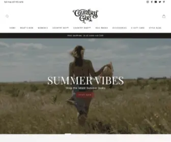 CountrygirlStore.com(Country Girl Store) Screenshot