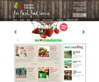 Countrygrowers.com.au(Fruit Boxes) Screenshot