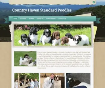 Countryhavenstandardpoodles.com(Country Haven Standard Poodles) Screenshot