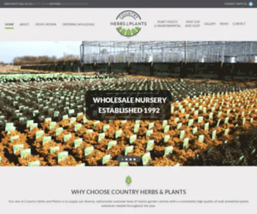 Countryherbs.co.uk(Country Herbs) Screenshot