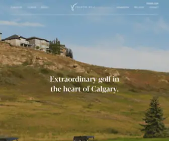 Countryhills.ab.ca(Country Hills Golf Club) Screenshot