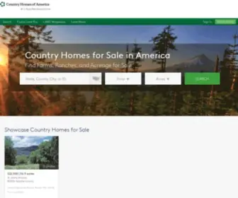 Countryhomesofamerica.com(Land for sale) Screenshot