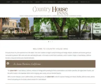 Countryhouseinns.com(Historic Homes and Inns located in resort areas with the comforts of yesterday and the conveniences of today) Screenshot