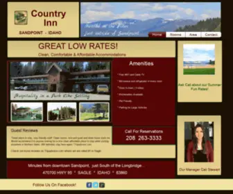 Countryinnsandpoint.com(County Inn Motel) Screenshot