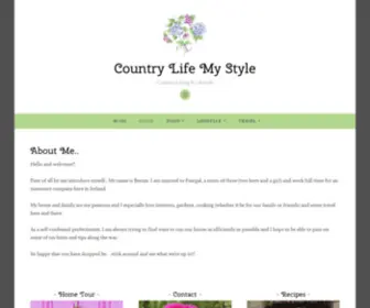 Countrylifemystyle.com(Country Living & Lifestyle) Screenshot