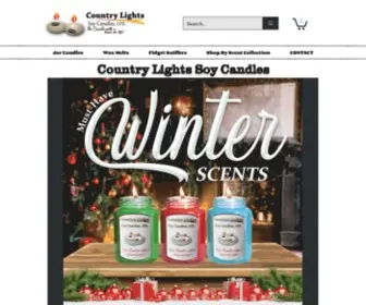 Countrylights.net(Country Lights Soy Candles) Screenshot