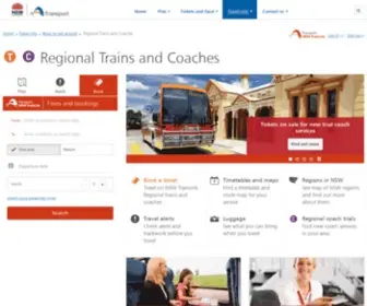 Countrylink.info(Regional Trains and Coaches) Screenshot