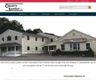 Countrylumber.com(Home CLI) Screenshot