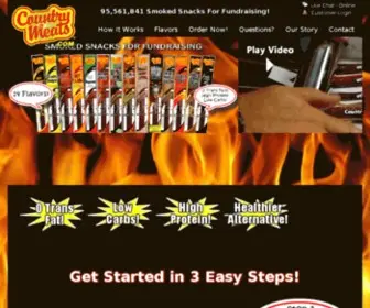 Countrymeats.com(Country Meats Smoked Snacks for Fundraising) Screenshot
