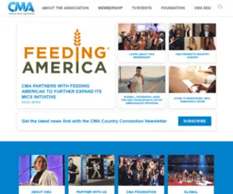 Countrymusic.org(CMA was the first trade association formed to promote a genre of music. CMA) Screenshot