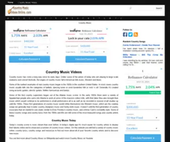 CountrymusicVideosonline.com(Country) Screenshot