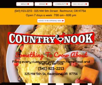 Countrynookcafe.com(COUNTRY NOOK CAFE) Screenshot