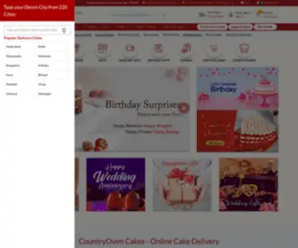 Countryoven.com(Order Birthday Cake Online) Screenshot