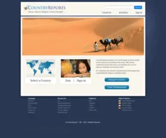 Countryreports.org(Countries of the World) Screenshot