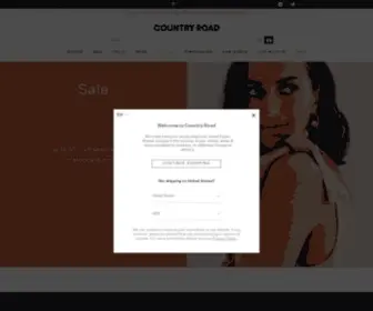 Countryroad.co.nz(Shop country road's entire lifestyle offering including) Screenshot