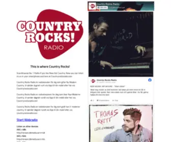 Countryrocksradio.com(Country Rocks Radio) Screenshot