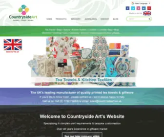 Countrysideart.co.uk(Printed Tea Towels) Screenshot