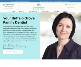 Countrysidedentist.com(Dentist in Buffalo Grove) Screenshot