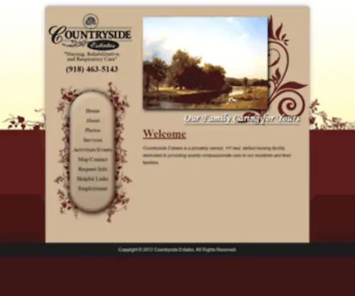 Countrysidenursing.com(Countryside Estates) Screenshot