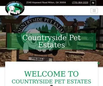 Countrysidepetestates.com(Milton Pet Boarding ServiceCountryside Pet EstatesPet Boarding Services in Milton GA) Screenshot