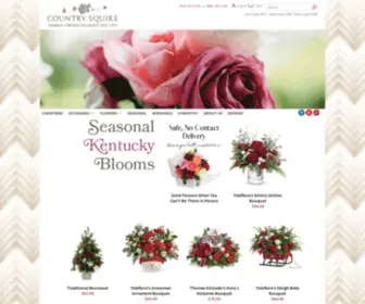 Countrysquirelouisville.com(Flower Delivery by Country Squire Florist) Screenshot