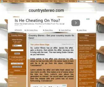 Countrystereo.com(Country Stereo) Screenshot