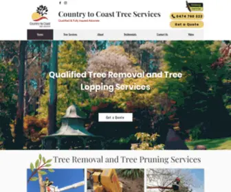 Countrytocoasttrees.com.au(Country To Coast Tree Services) Screenshot