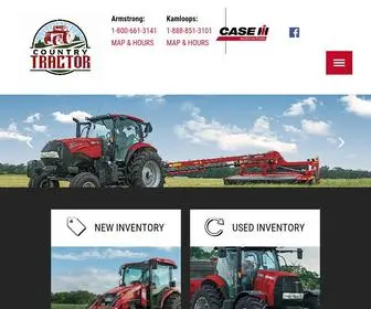 Countrytractor.ca(Country Tractor & Equipment) Screenshot