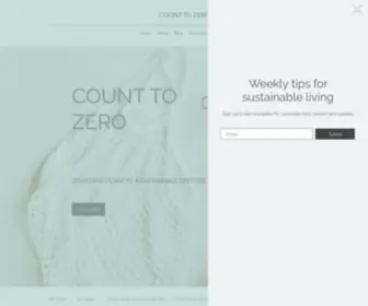 Counttozero.co.uk(Count to Zero) Screenshot