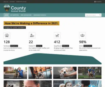 Countyanimalshelter.com(County Animal Shelter) Screenshot