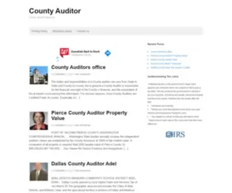 Countyauditor.org(County Auditor) Screenshot