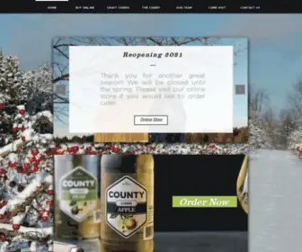 Countycider.com(The County Cider Company) Screenshot
