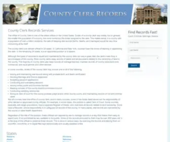 Countyclerkrecords.com(Free Public Records Search) Screenshot