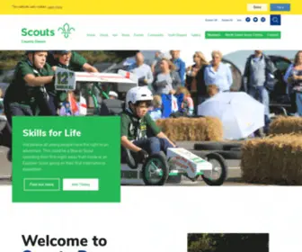 Countydownscouts.org.uk(County Down Scout County) Screenshot