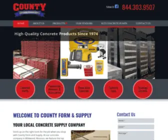 Countyformandsupply.com(Concrete Company) Screenshot