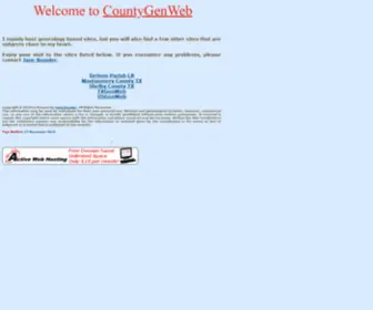 Countygenweb.com(TXGenWeb) Screenshot
