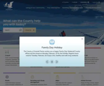 Countygp.ab.ca(County of Grande Prairie No.1) Screenshot