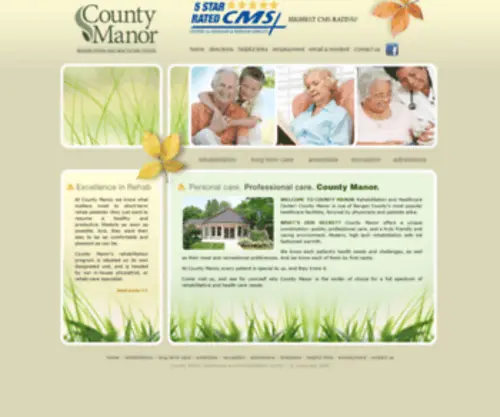 Countymanor.com(County Manor Rehabilitaion & Healthcare Center) Screenshot